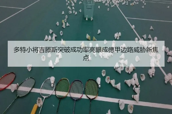 多特小将吉滕斯突破成功率亮眼成德甲边路威胁新焦点