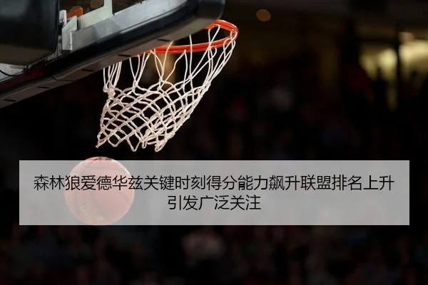 森林狼爱德华兹关键时刻得分能力飙升联盟排名上升引发广泛关注